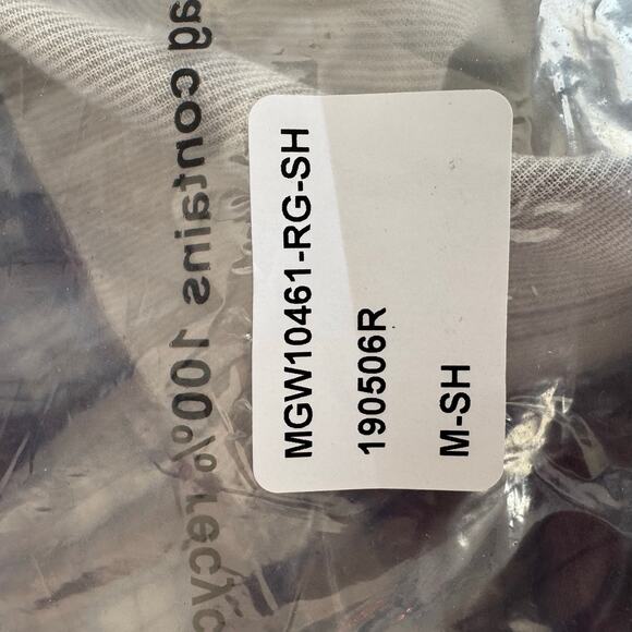 Even Tide Long Sleeve Button Up Shirt Burgundy Plaid NWT Men Size Medium - Picture 9 of 9